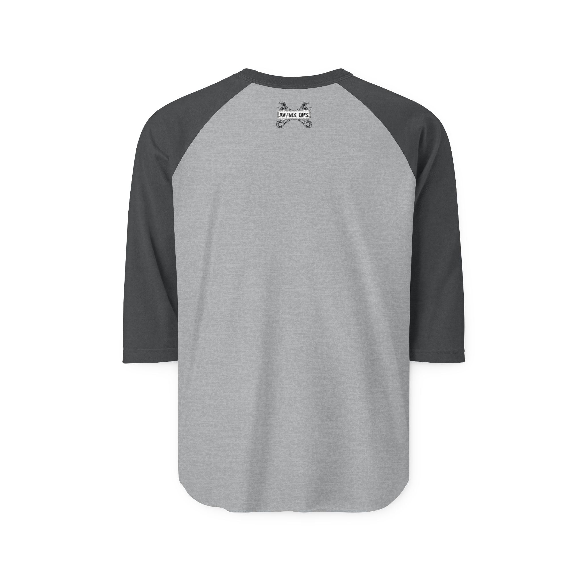 Possum Mechanic Raglan Shirt — "Keep Waiting, Shit Up" Vintage Possum Illustration