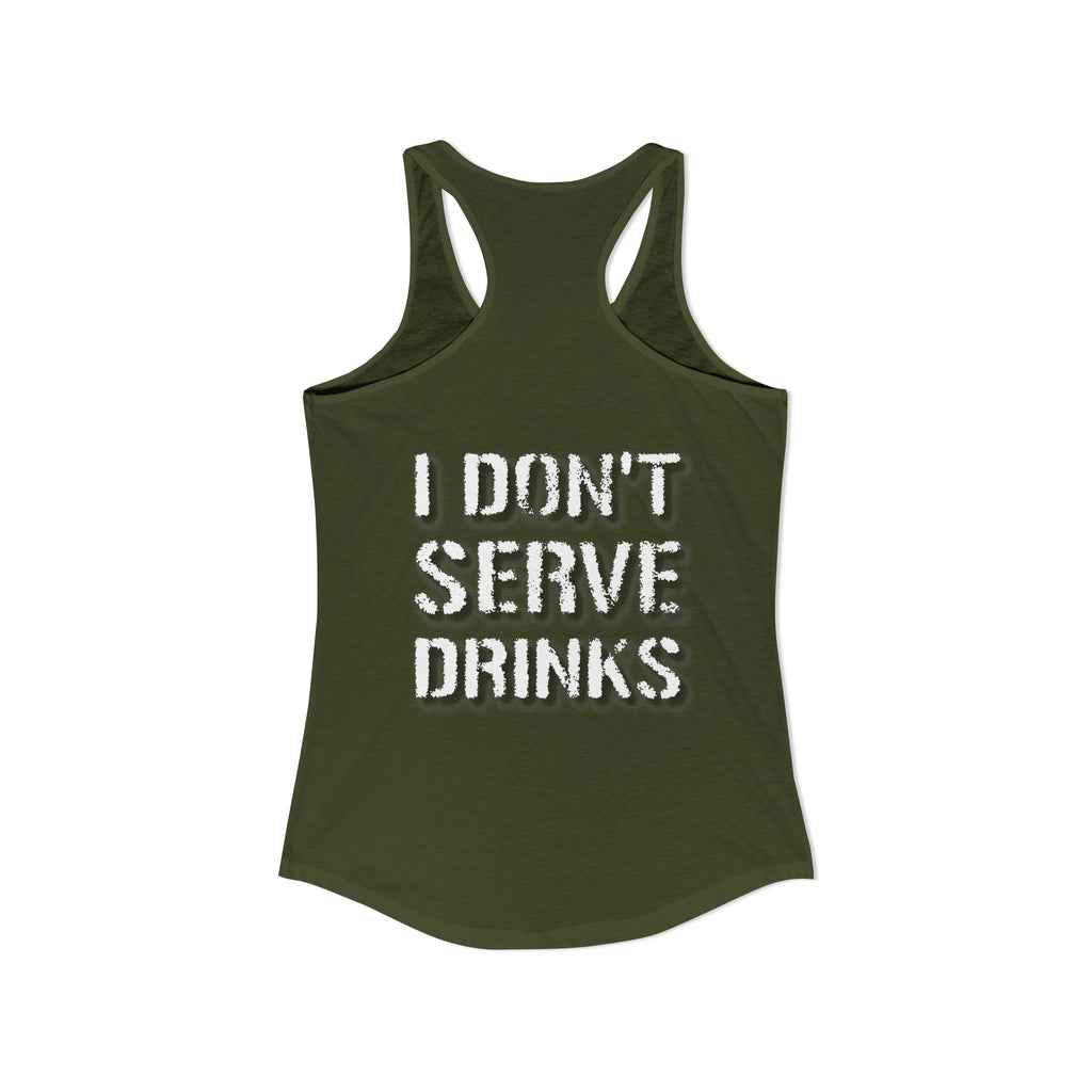 AV/MX GRL Ideal Racerback Tank-  No Drinks