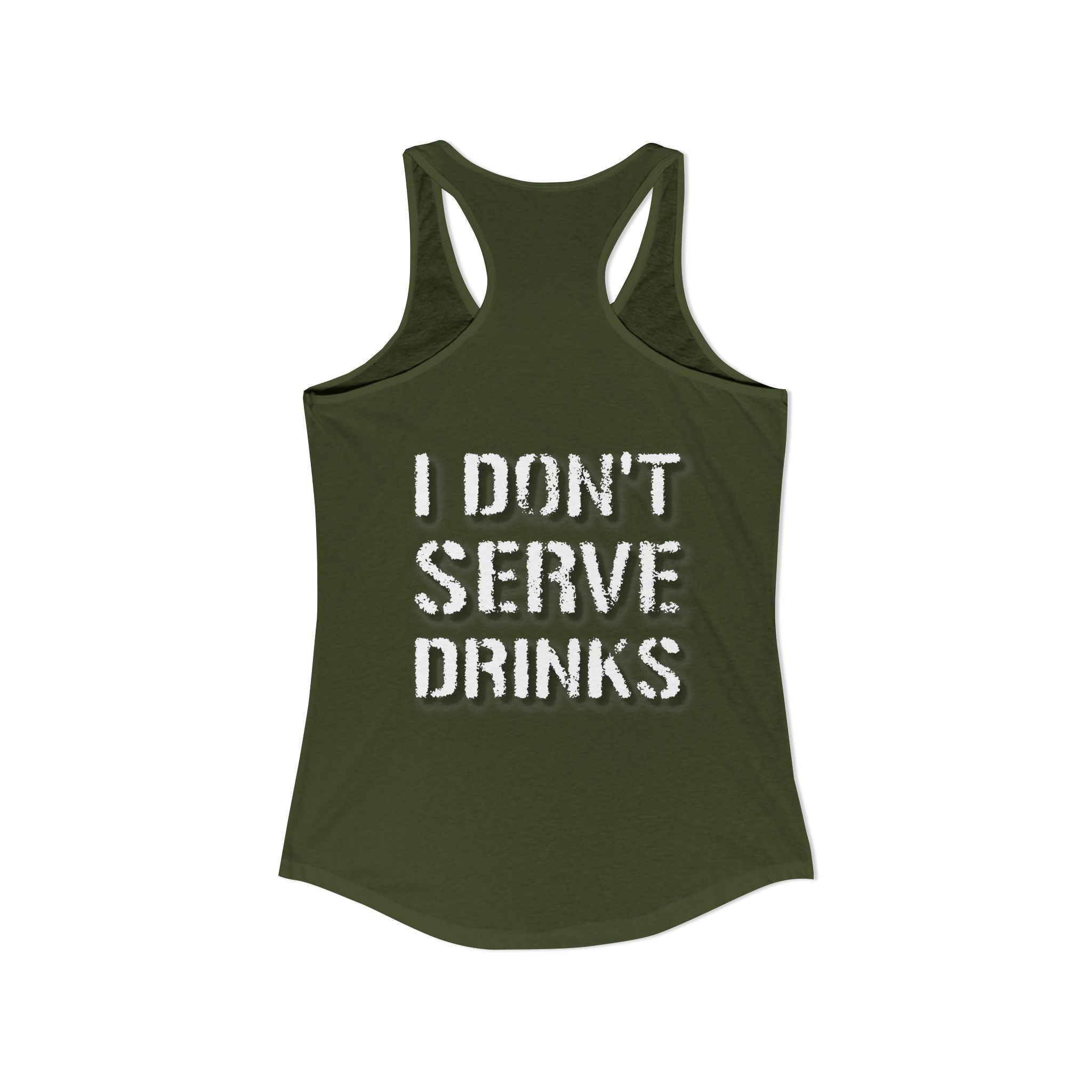 AV/MX GRL Ideal Racerback Tank-  No Drinks