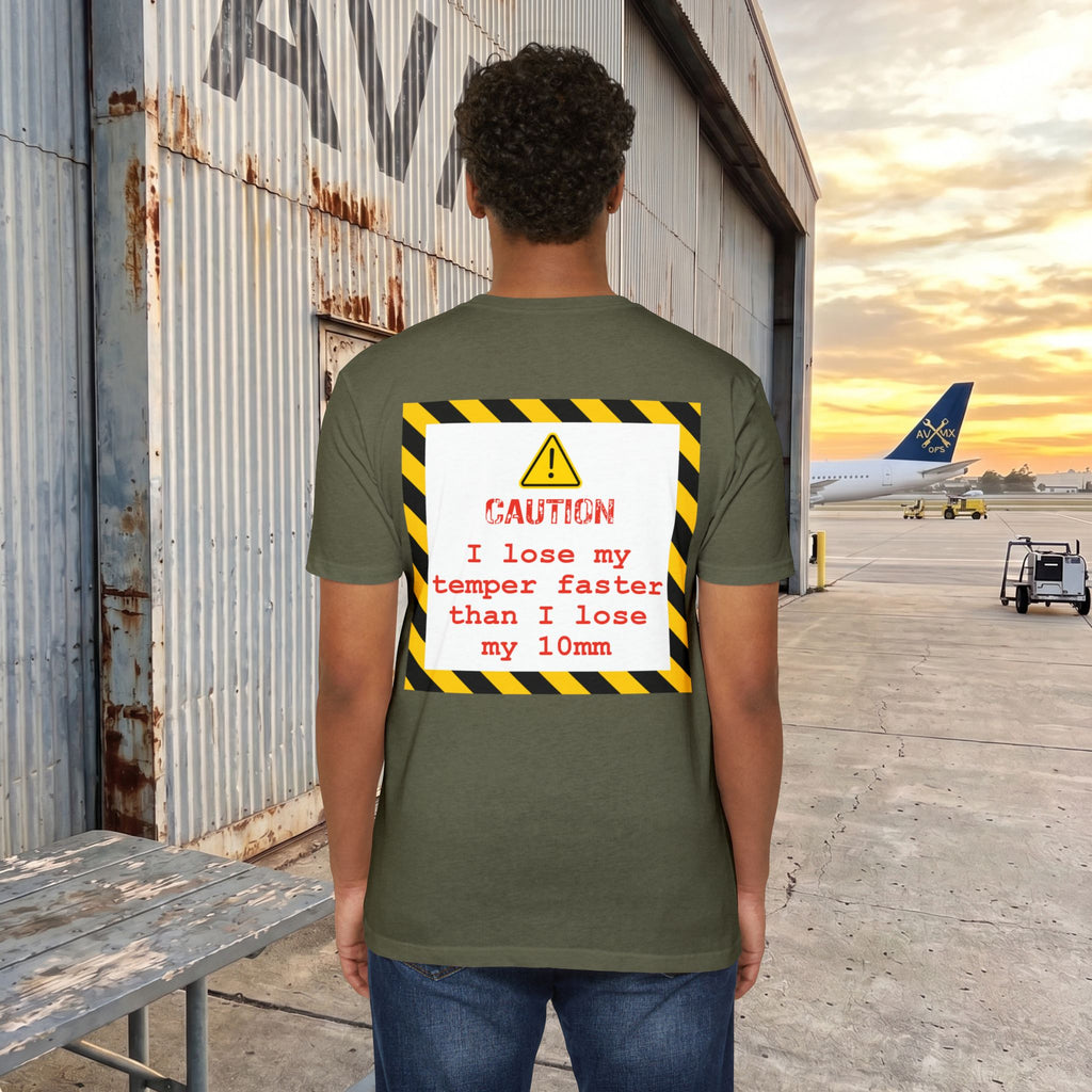AV/MX Ops Mechanic T-Shirt — "10 MM Temper"