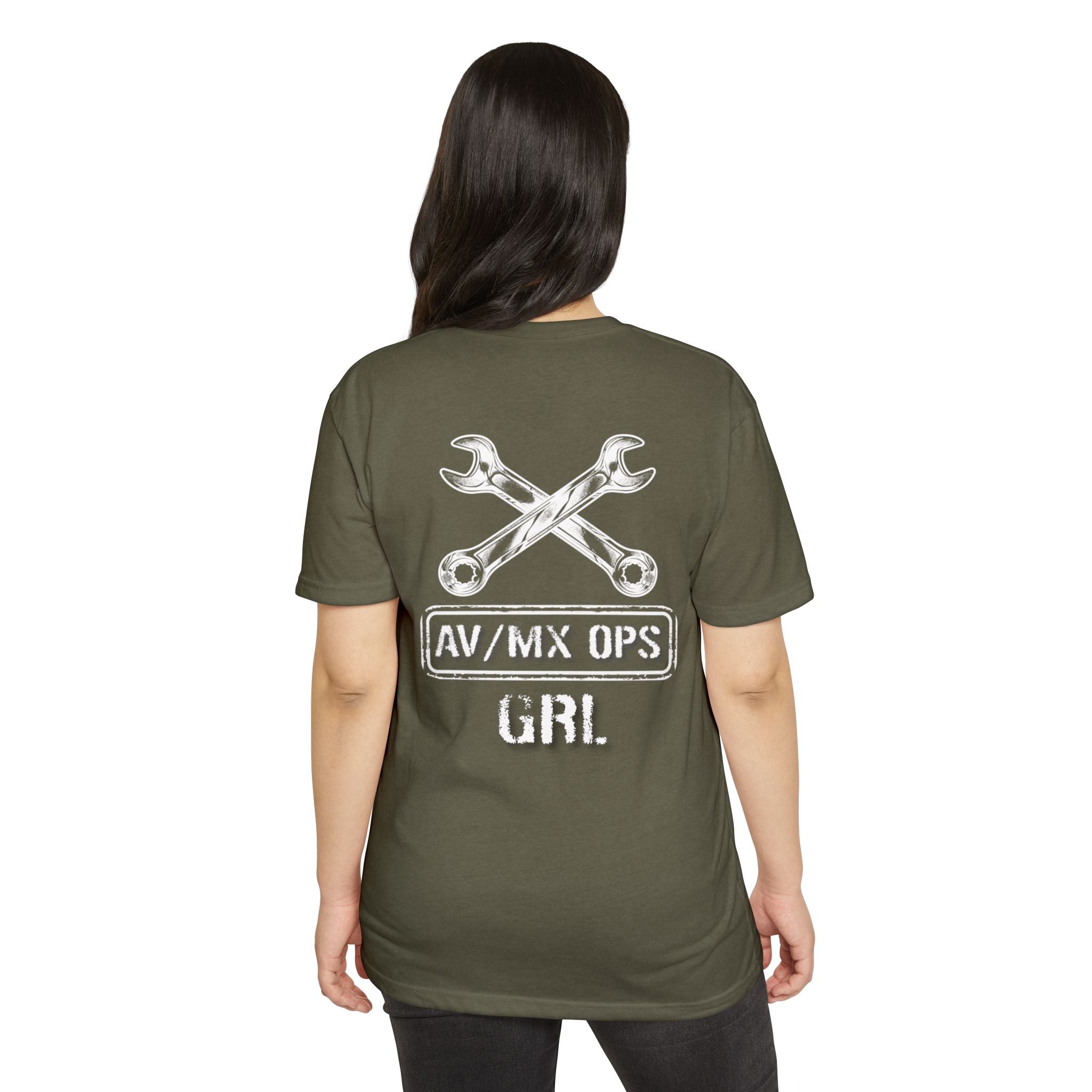 I Don't Serve Drinks T-Shirt — AV/MX Ops Girl Wrench Crew Tee