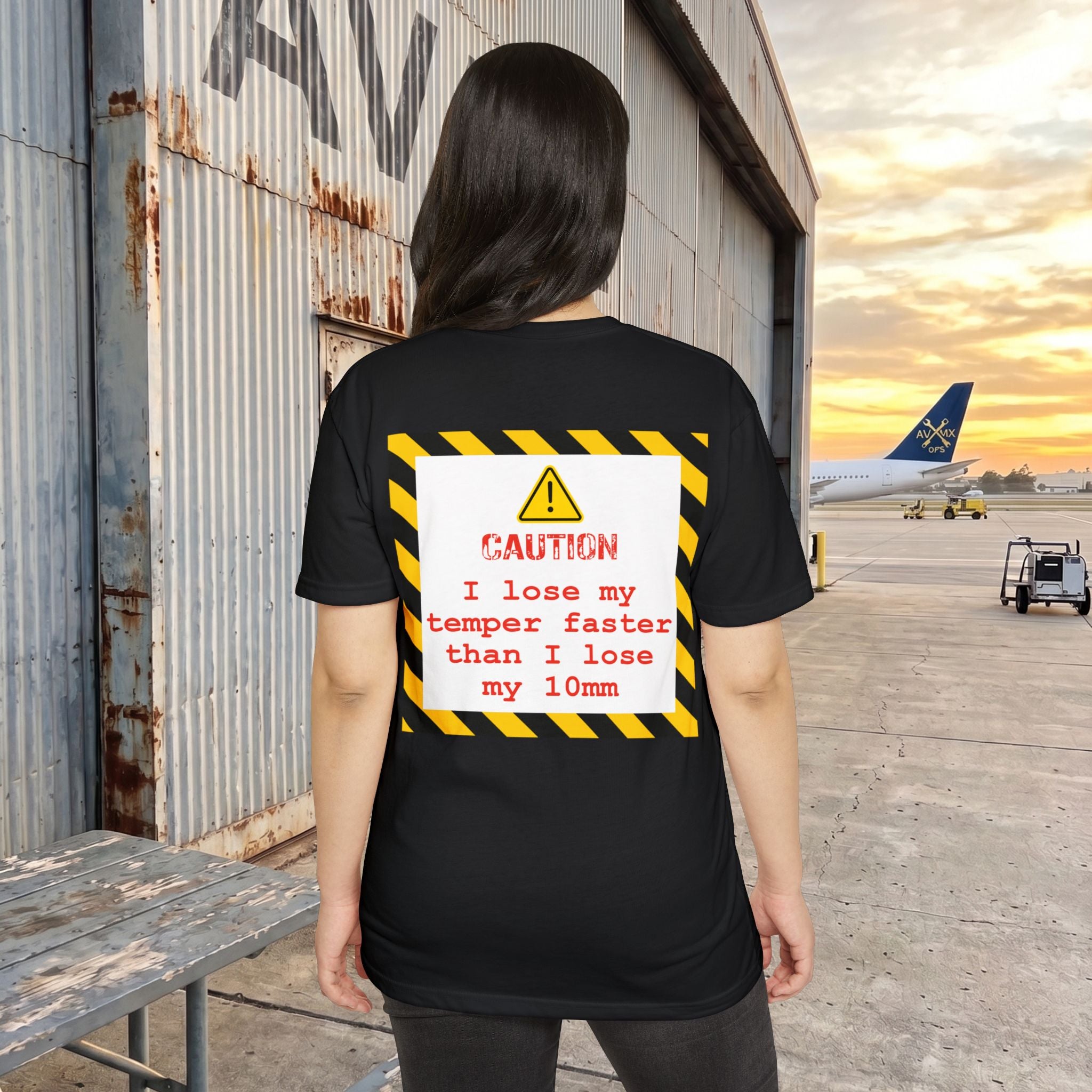 AV/MX Ops Mechanic T-Shirt — "10 MM Temper"