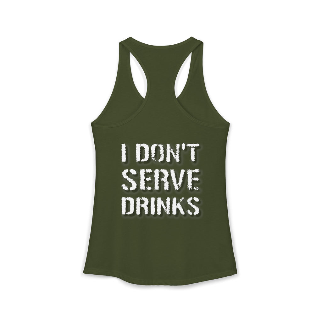 AV/MX GRL Ideal Racerback Tank-  No Drinks