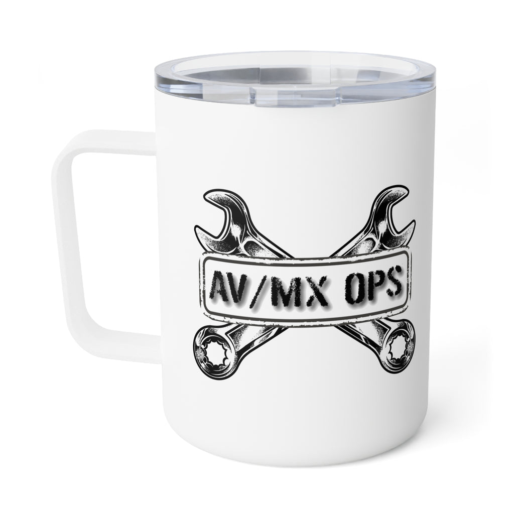 AV/MX - Delay Insulated Coffee Mug —Travel Mug (10 oz)
