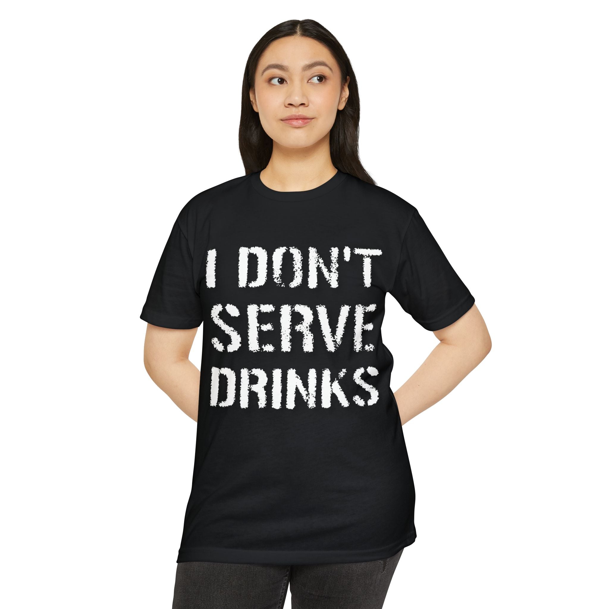 I Don't Serve Drinks T-Shirt — AV/MX Ops Girl Wrench Crew Tee