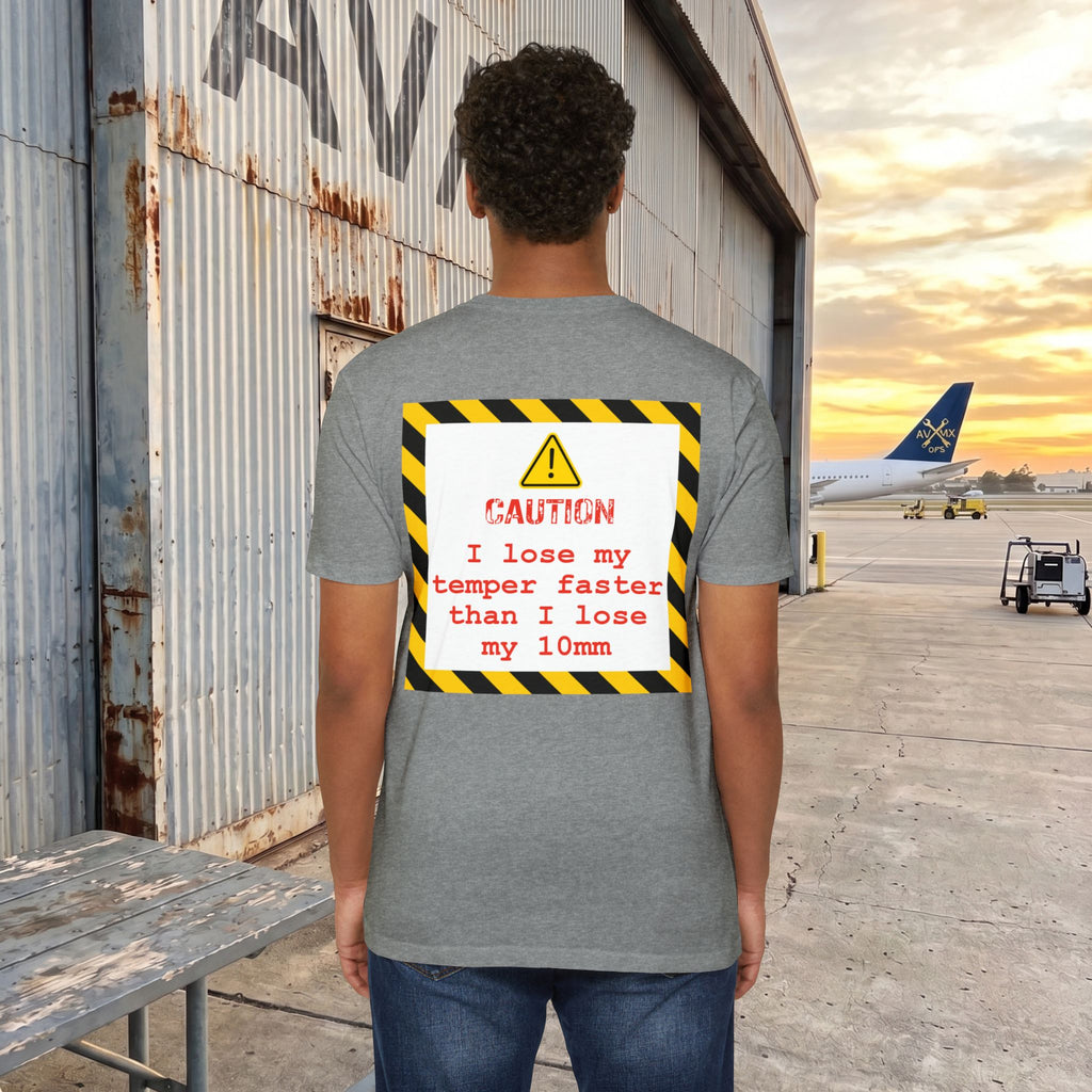 AV/MX Ops Mechanic T-Shirt — "10 MM Temper"