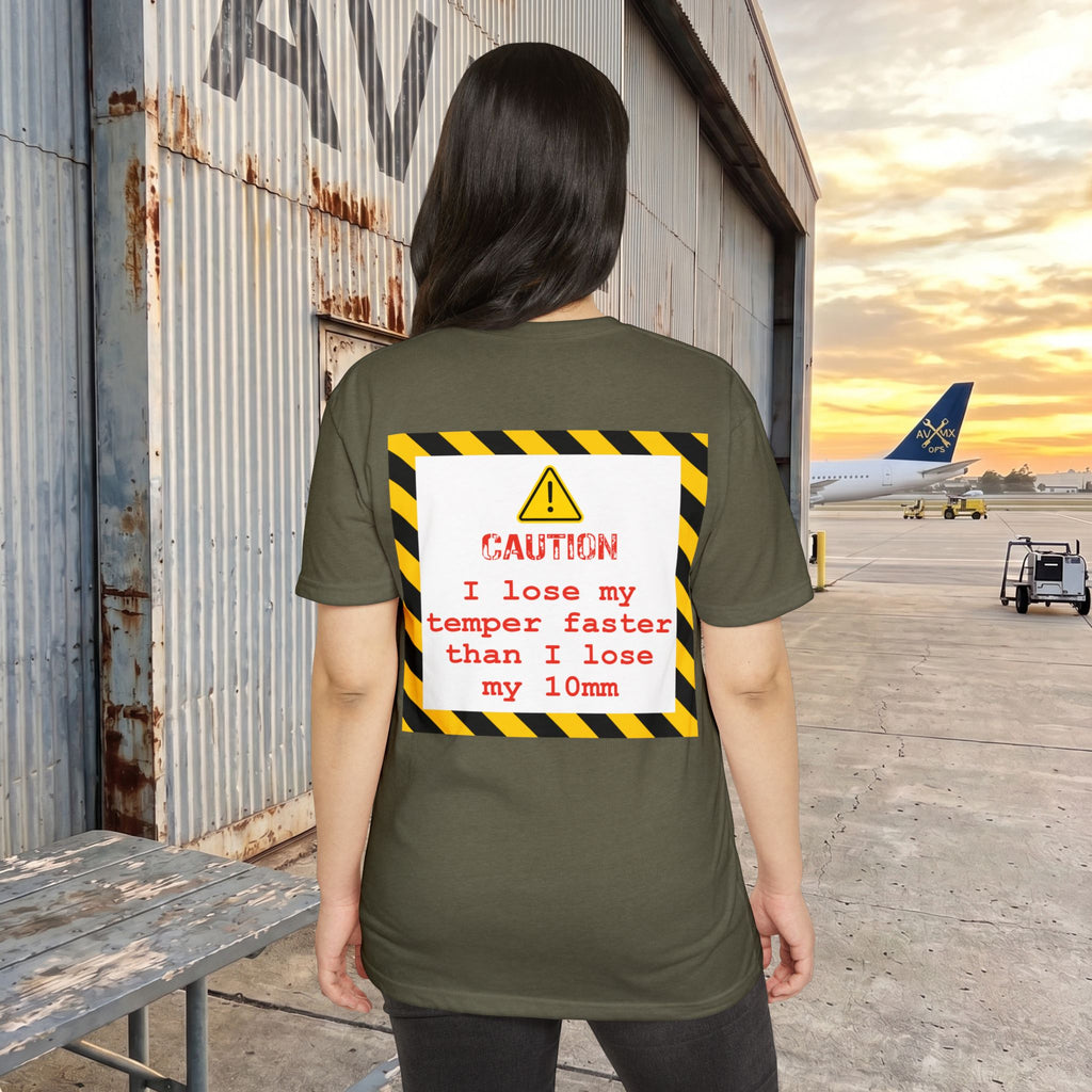 AV/MX Ops Mechanic T-Shirt — "10 MM Temper"