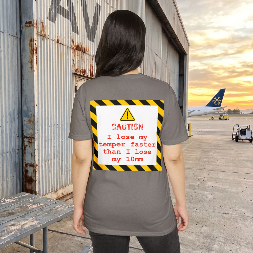 AV/MX Ops Mechanic T-Shirt — "10 MM Temper"
