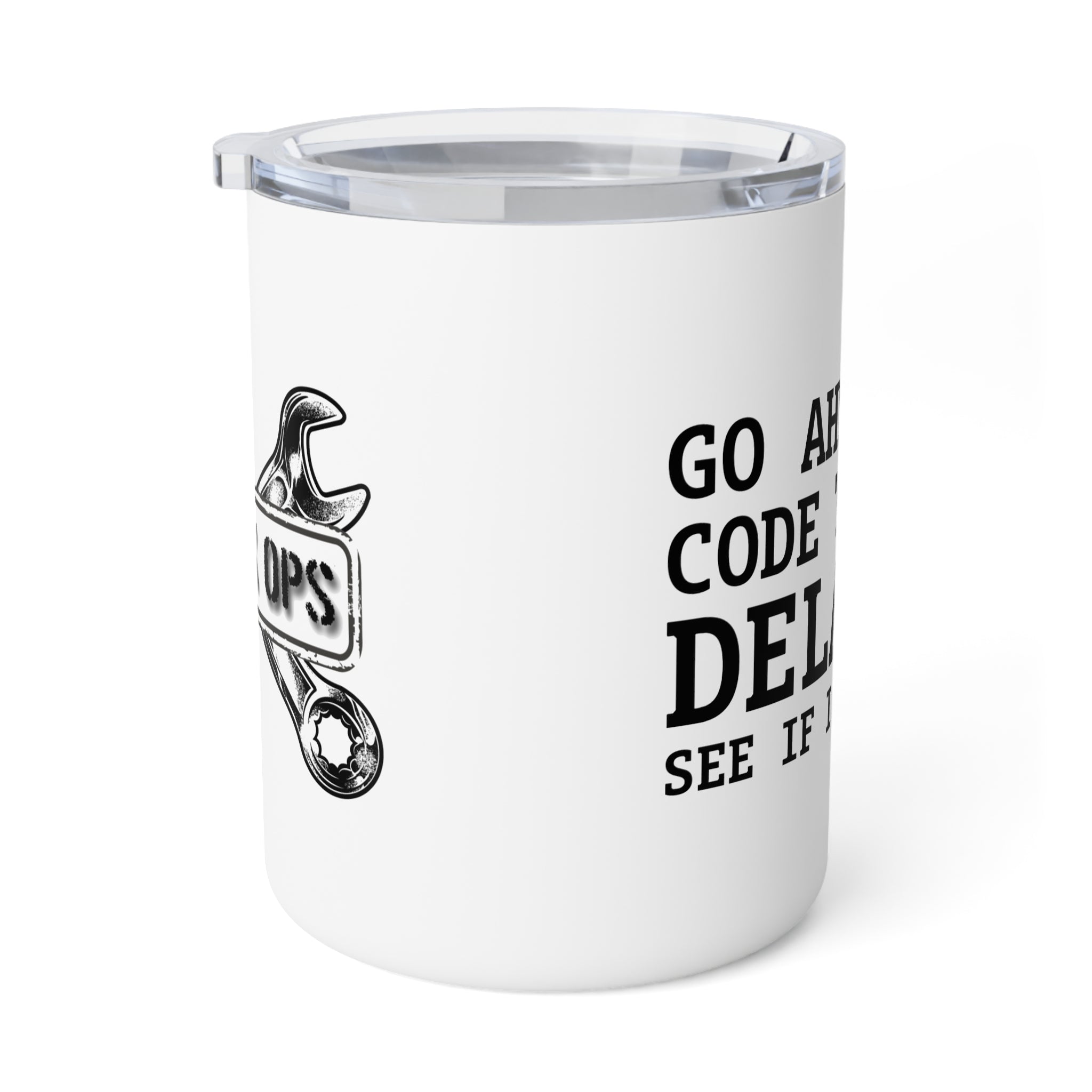AV/MX - Delay Insulated Coffee Mug —Travel Mug (10 oz)