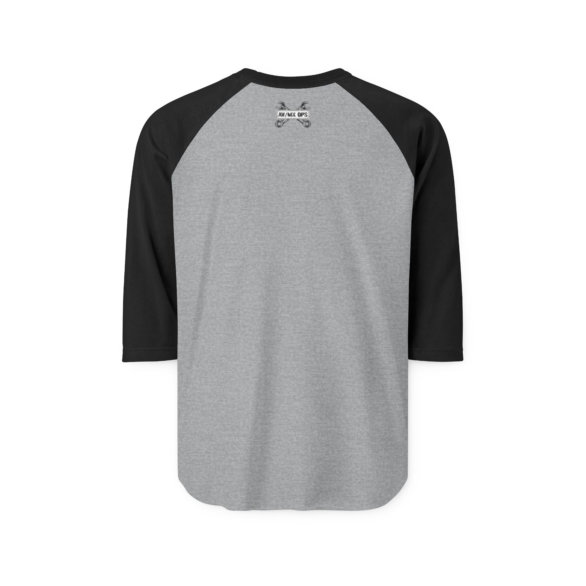 Possum Mechanic Raglan Shirt — "Keep Waiting, Shit Up" Vintage Possum Illustration
