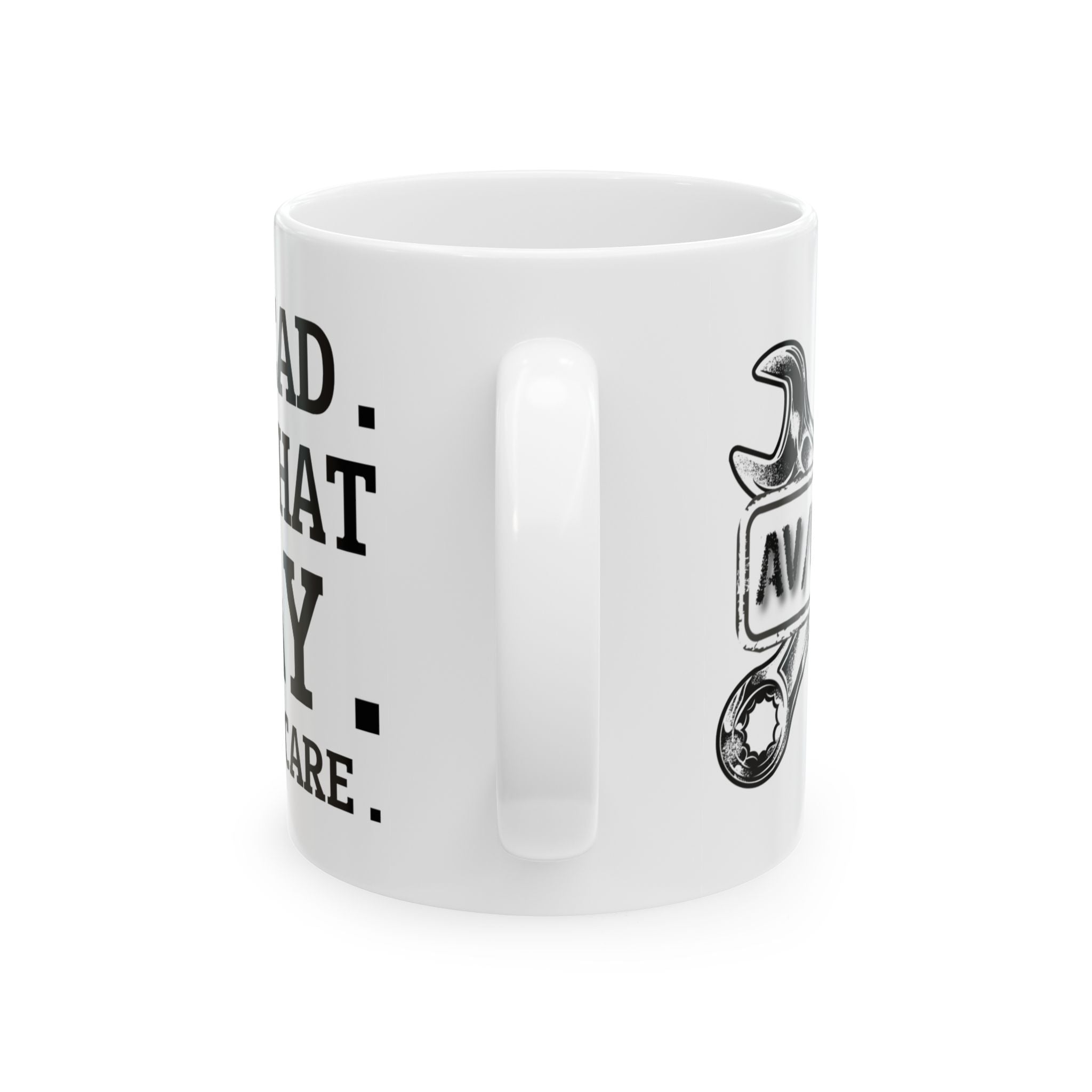 Funny Developer Mug — “Go Ahead, Code, Debug, Deliver” Ceramic Coffee Cup (11oz/15oz)