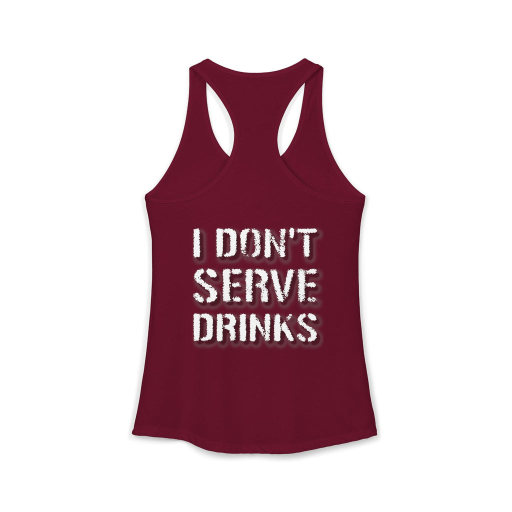 AV/MX GRL Ideal Racerback Tank-  No Drinks