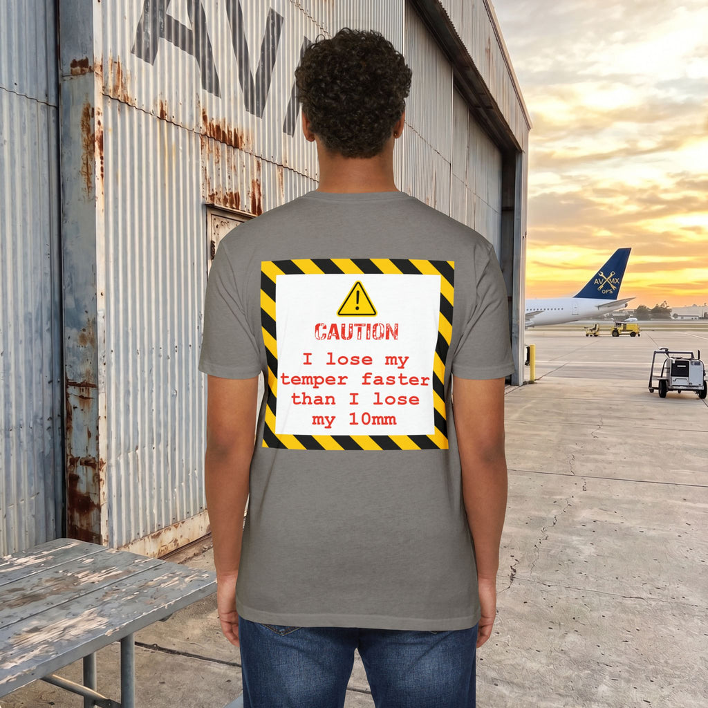 AV/MX Ops Mechanic T-Shirt — "10 MM Temper"